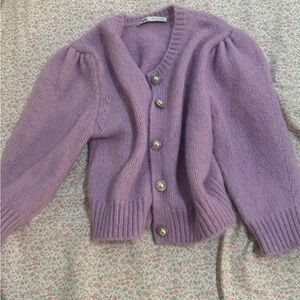 Zara Sweater with Pearl Buttons!